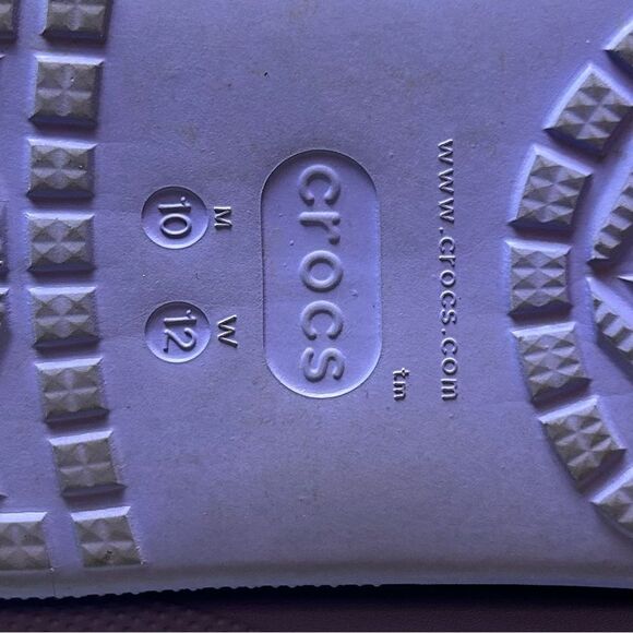 Men's and Women's Classic Crush Clogs in Digital Violet Size Women’s 12 Men’s 10 - Picture 5 of 8